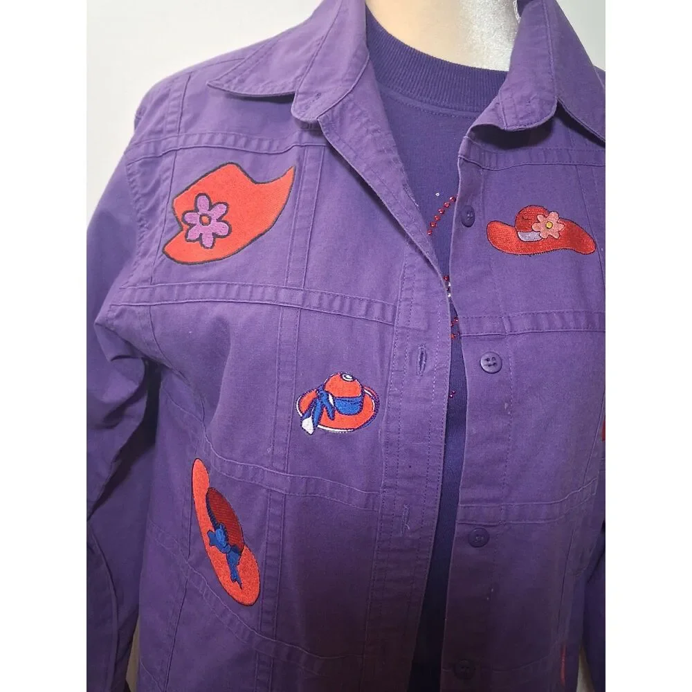 Red hat Ladies Society Purple LS Shirt & matching T-Shirt - Size M